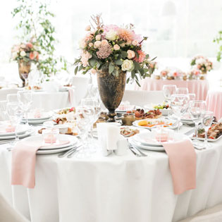 table décorée pour un mariage